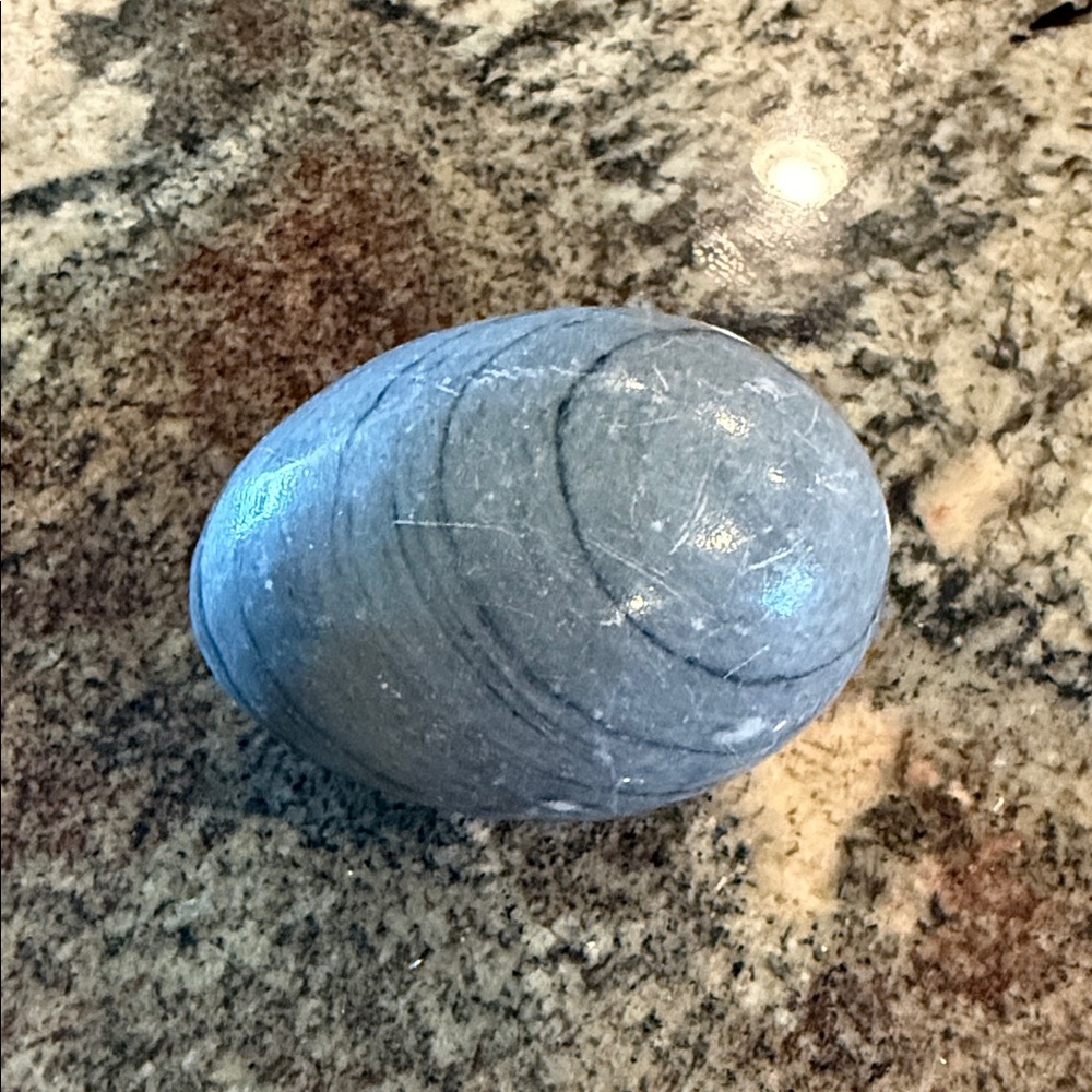 Polished Decorative Stone Egg Collection (6) - Mixed Natural Colors - Picture 3 of 7